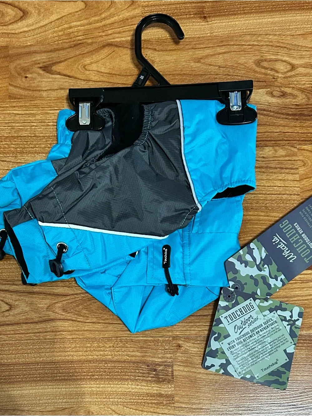 TOUCHDOG Waterproof Rain Jacket Bright Blue - Outdoor Series ~ XS
